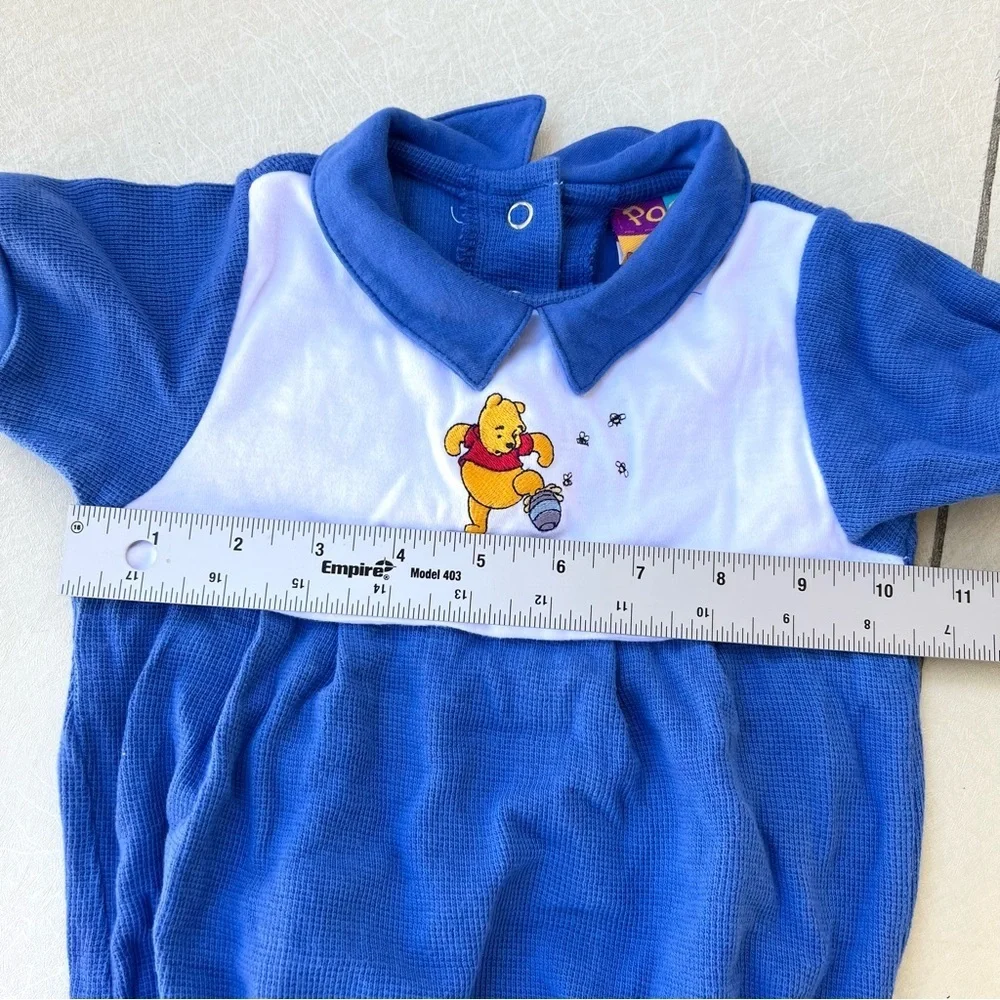Disney Blue and White Winnie-the-Pooh Polo One-Piece